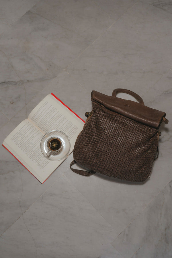 Zaino Pisa donna 100% vera pelle Made in Italy - Barone Firenze