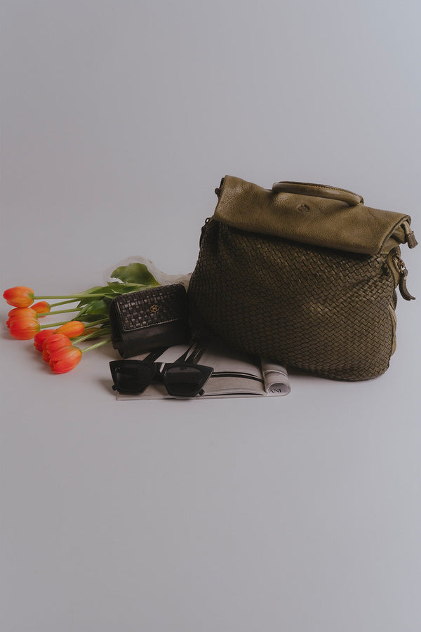 Zaino Pisa donna 100% vera pelle Made in Italy - Barone Firenze