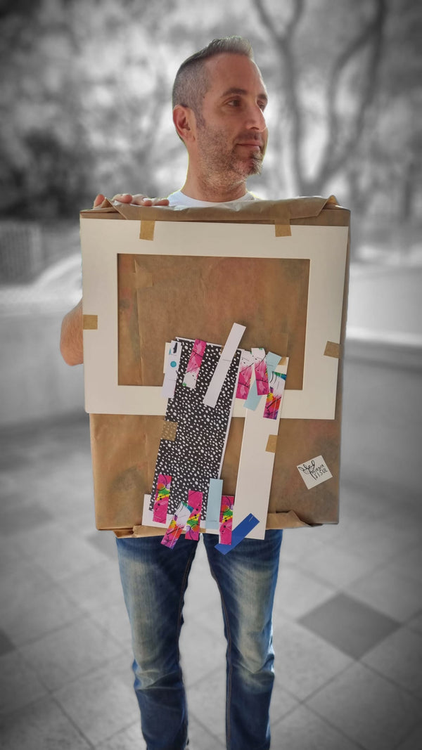 Wrapping + greeting card
