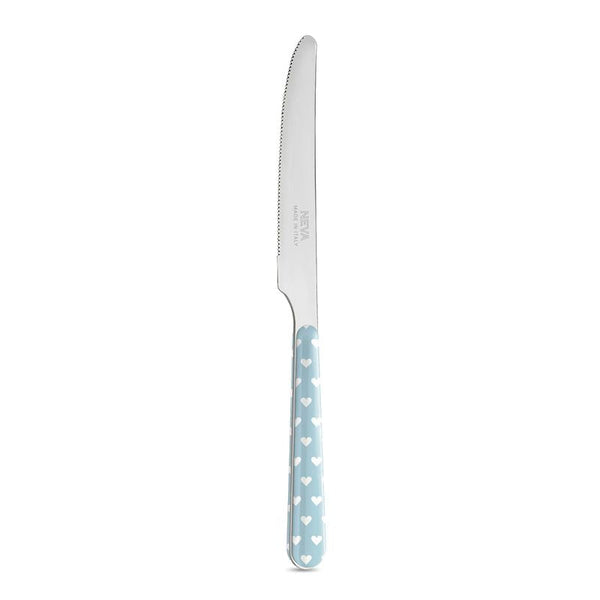 Coltello Tavola - Cuoricini Azzurro BD14060PLC