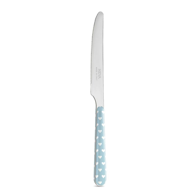 6 Table Knives - Blue Hearts BD14060PLC